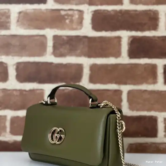 Hyperpeter mini Milano handle bag-21*12.5*4.5CM GG top GUCCI 0614